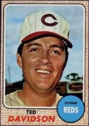 1968 Topps Baseball Cards      048      Ted Davidson
